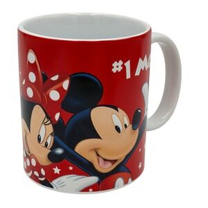 Disney #1 Mom Mickey Mouse Coffee Mug Tea Cup Minnie Donald Goofy by Jerry Leigh
